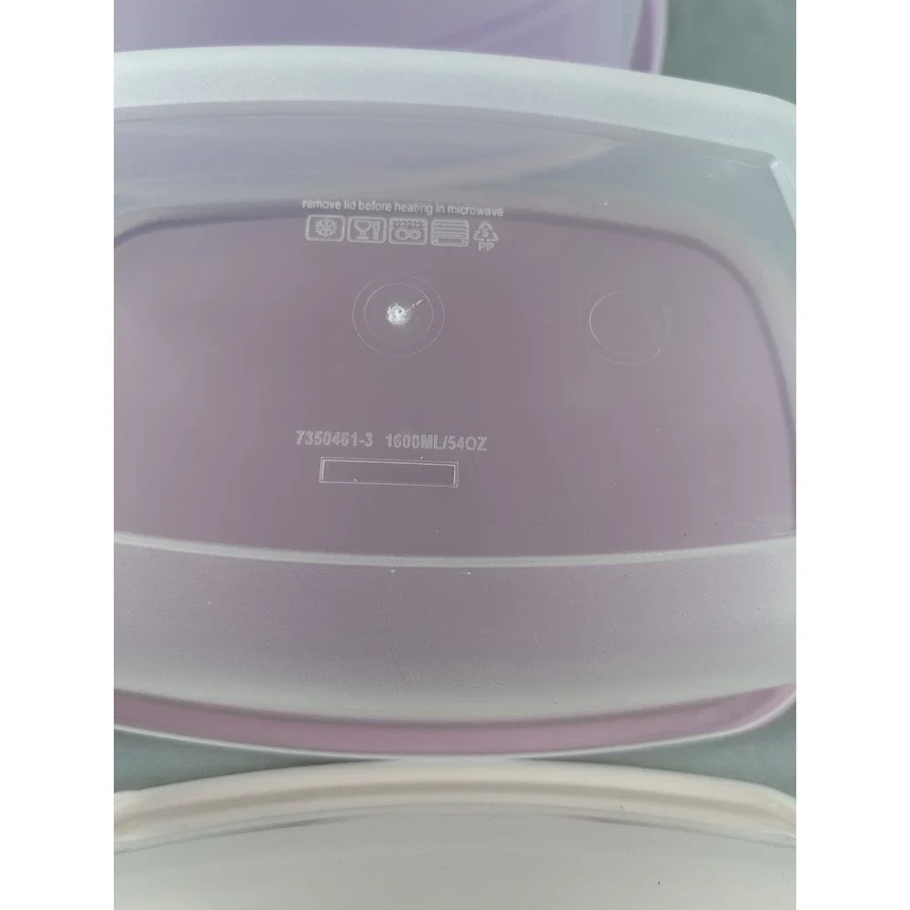 Nesting Food Storage Container Set 6 Pc BPA Free Plastic Lids‎ Multicolor